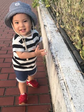 づーちゃんさん（キッズ・80cm）の夏コーディネート