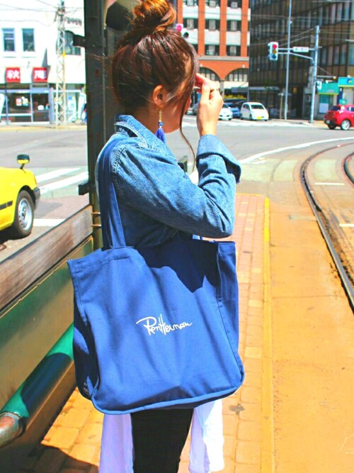 Ronherman Vintage ロンハーマンヴィンテージ のトートバッグを使ったレディース人気ファッションコーディネート Worldarchitecturefestival