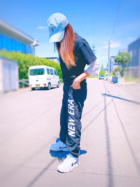 「SANTA CRUZ（サンタクルーズ）のアイテム（キャップ）」を使った、Maさん（レディース・165cm）の夏コーディネート