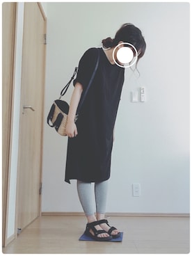 「Factor=（ファクターイコール）のアイテム（ワンピース/ドレス）」を使った、もぐさん（レディース・158cm）の夏コーディネート