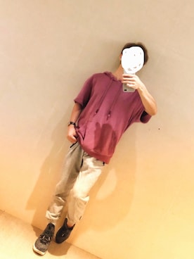 「基础款」｜「アイテム（アナログ腕時計）」を使った、xrainsmileさん（メンズ・170cm）の夏コーディネート