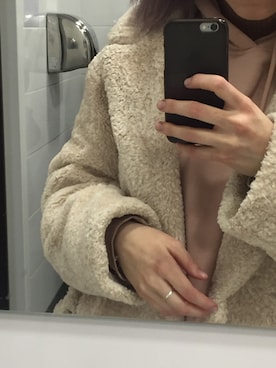 「PULL&BEAR（プルアンドベア）のアイテム（ダウンジャケット/コート）」を使った、Ren さん（レディース・167cm）の冬コーディネート
