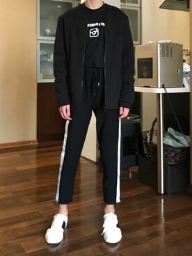 「アイテム（MA-1）」を使った、divineboyさん（メンズ・173cm・10代）の春コーディネート