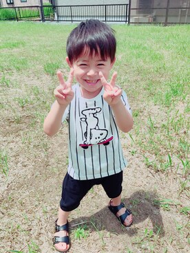 ゆいとさん(キッズ・100cm)の夏コーディネート