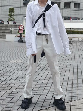 ホワイトコーデ のメンズ人気ファッションコーディネート 地域 韓国 Wear