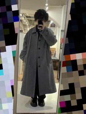 「stein（シュタイン）のアイテム（その他アウター）」を使った、takuさん（メンズ・164cm）の冬コーディネート
