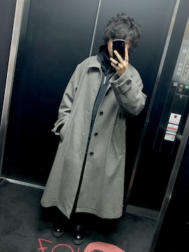「stein（シュタイン）のアイテム（その他アウター）」を使った、takuさん（メンズ・164cm）の冬コーディネート
