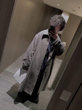 「stein（シュタイン）のアイテム（その他アウター）」を使った、takuさん（メンズ・164cm）の冬コーディネート