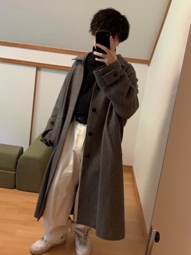 「stein（シュタイン）のアイテム（その他アウター）」を使った、takuさん（メンズ・164cm）の春コーディネート