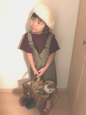 「Simplicite（サンプリシテ）のアイテム」を使った、riccopimさん（キッズ・110cm）の夏コーディネート