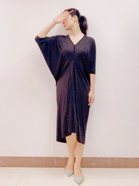 「通勤穿搭」｜「アイテム（ワンピース）」を使った、fiva12さん（レディース・171cm）の夏コーディネート