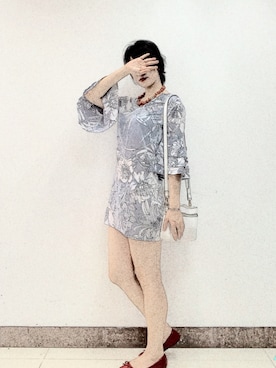 「日系极简」｜「アイテム（チュニック）」を使った、fiva12さん（レディース・171cm）の秋コーディネート