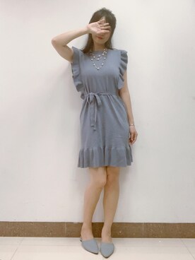「通勤穿搭」｜「アイテム（チュニック）」を使った、fiva12さん（レディース・171cm）の秋コーディネート