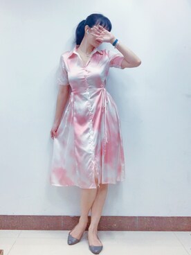 「通勤穿搭」｜「アイテム（バレエシューズ）」を使った、fiva12さん（レディース・171cm）の秋コーディネート