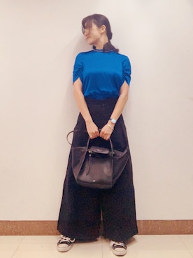 「通勤穿搭」｜「アイテム（その他トップス）」を使った、fiva12さん（レディース・171cm）の秋コーディネート
