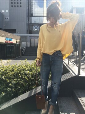 ericaさん（レディース・157cm）の春コーディネート