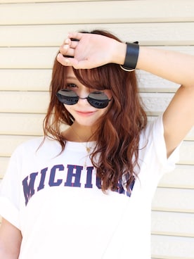 「CeLL（セル）のアイテム」を使った、ericaさん（レディース・156cm）の夏コーディネート