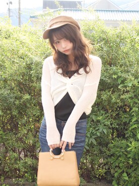 「CeLL（セル）のアイテム」を使った、ericaさん（レディース・156cm）の夏コーディネート