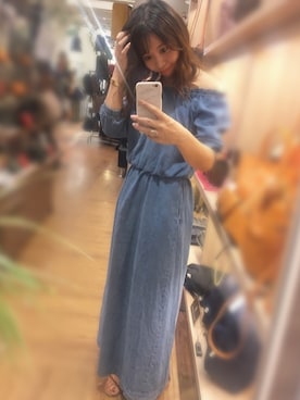 「THE SHINZONE（ザ　シンゾーン）のアイテム（ワンピース/ドレス）」を使った、ericaさん（レディース・156cm）の秋コーディネート