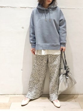 「レプシィム(LEPSIM)」｜「アイテム（パーカー）」を使った、maiさん（レディース・153cm）の冬コーディネート