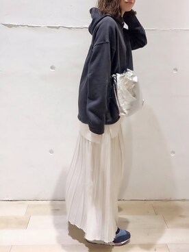 「レプシィム(LEPSIM)」｜「アイテム（パーカー）」を使った、maiさん（レディース・153cm）の春コーディネート