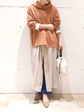 「レプシィム(LEPSIM)」｜「アイテム（パーカー）」を使った、maiさん（レディース・153cm）の春コーディネート