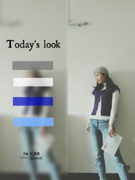 「gray」｜「アイテム（ハンチング/ベレー帽）」を使った、Sonn Sigennさん（レディース・164cm）の冬コーディネート