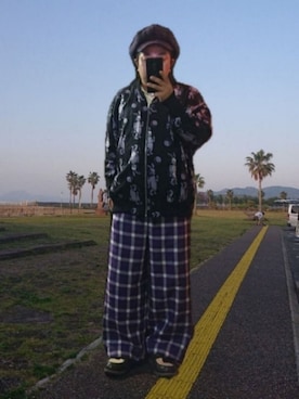 「ロック」｜「アイテム（ローファー）」を使った、さとし🐨相互さん（メンズ・159cm）の春コーディネート