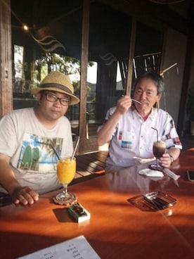 「GOTCHA（ガッチャ）のアイテム」を使った、さとし🐨相互さん（メンズ・159cm）の夏コーディネート