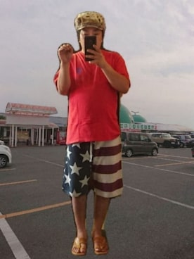 「RODEO（ロデオ）のアイテム」を使った、さとし🐨相互さん（メンズ・159cm）の夏コーディネート