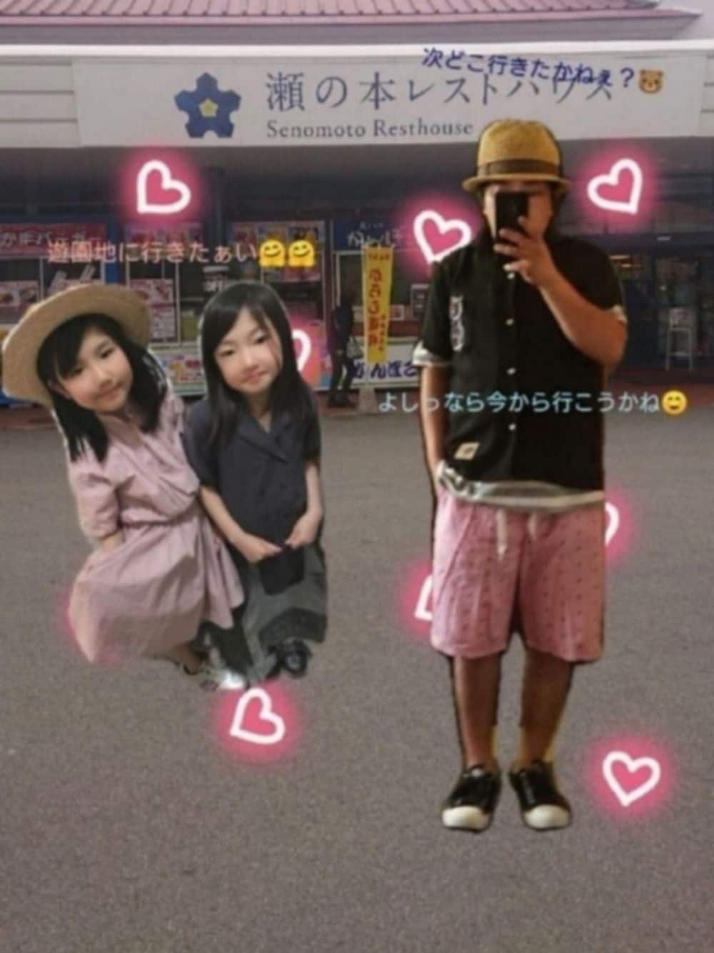 「コラボ、リンクコーデ、キッズ、個性的、相互フォロー、プチプラ、プチプラのさとし」｜「しまむらのアイテム（スニーカー、ブラック系）」を使った、さとし🐨相互さん（メンズ・159cm）の夏コーディネートの1枚目の写真