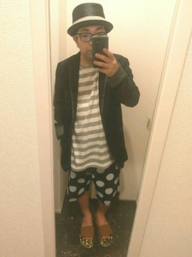 「RODEO（ロデオ）のアイテム」を使った、さとし🐨相互さん（メンズ・159cm）の夏コーディネート