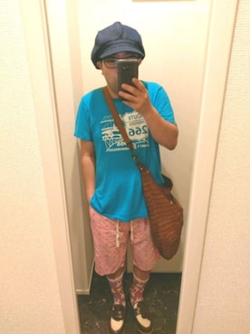 「BOW（ボウ）のアイテム」を使った、さとし🐨相互さん（メンズ・159cm）の夏コーディネート