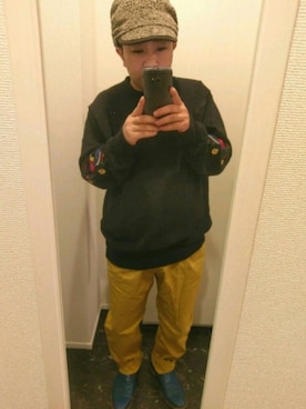 「grace hats（グレースハット）のアイテム」を使った、さとし🐨相互さん（メンズ・159cm）の春コーディネート