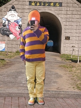 「imp.（インプ）のアイテム」を使った、さとし🐨相互さん（メンズ・159cm）の秋コーディネート