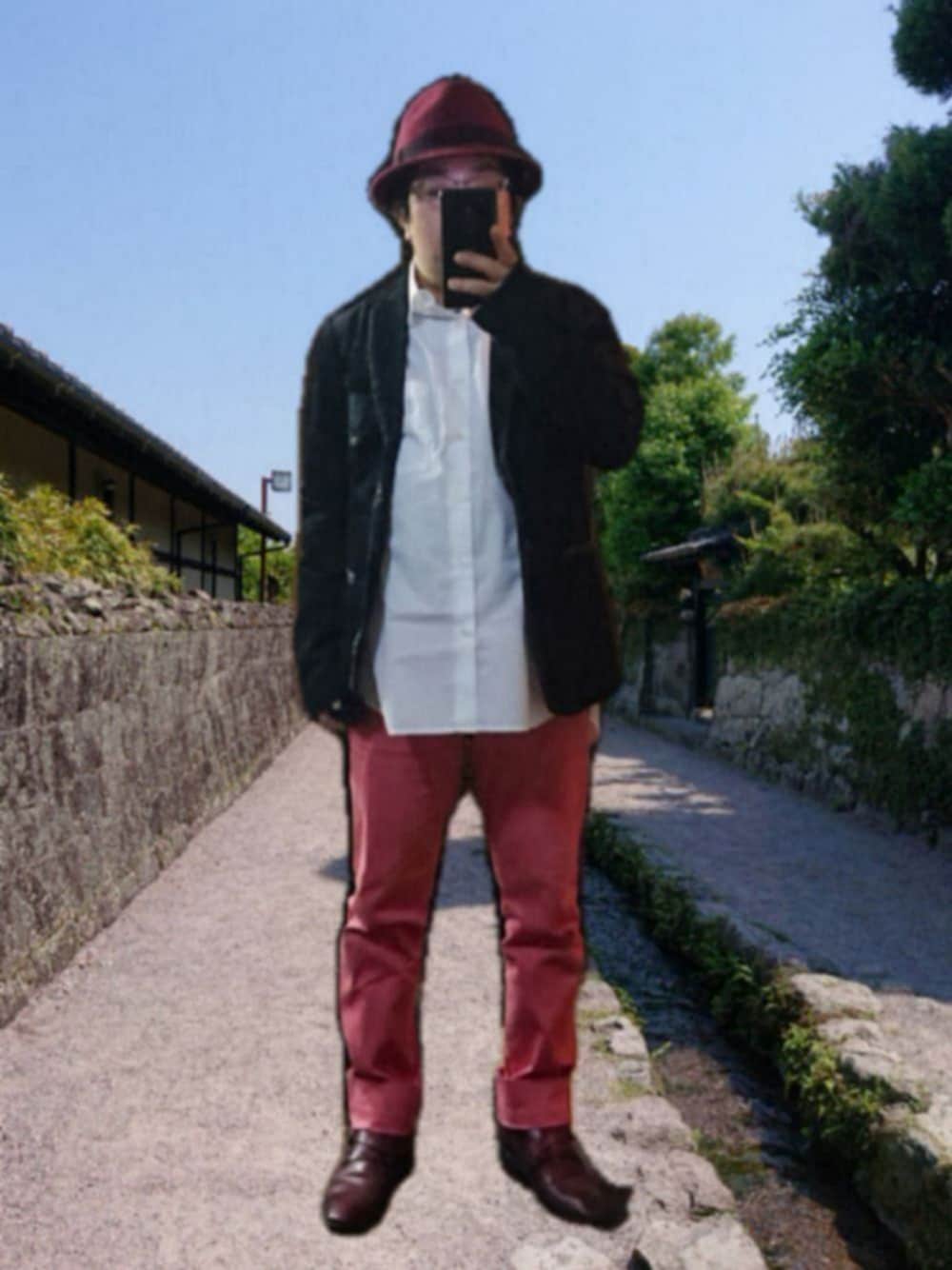 ãã¯ã€ãç³»ã®ã·ã£ã/ãã©ãŠã¹ããã©ãã¯ç³»ã®ã·ã§ã«ããŒããã°ããã³ã¯ç³»ã®ãã³ããççšããã¡ã³ãºã®ç§ã³ãŒãã£ããŒãã®1æç®ã®åç