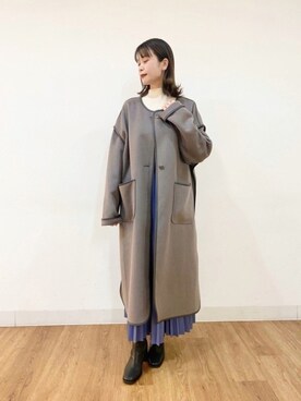 「ブーツスタイル」｜「アイテム（その他シューズ）」を使った、コトさん（レディース・160cm）の冬コーディネート