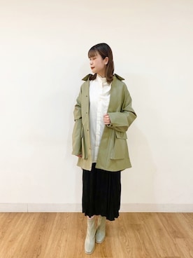 「ブーツスタイル」｜「アイテム（その他シューズ）」を使った、コトさん（レディース・160cm）の冬コーディネート