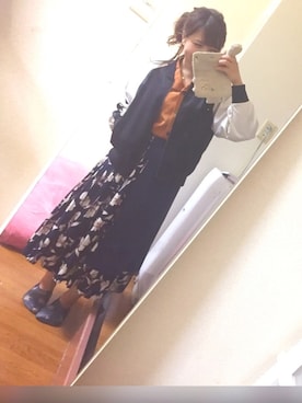 「axes femme（アクシーズファム）のアイテム（ハンドバッグ）」を使った、mikyanさん（レディース・160cm）の冬コーディネート