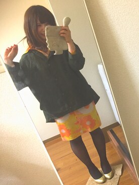 「RAINBOW（レインボー）のアイテム（ワンピース/ドレス）」を使った、mikyanさん（レディース・160cm）の冬コーディネート