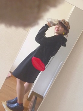 「CECIL McBEE（セシルマクビー）のアイテム（キャスケット）」を使った、mikyanさん（レディース・160cm）の春コーディネート