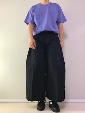 「SHINYAKOZUKA（シンヤコヅカ）のアイテム（チノパンツ）」を使った、tsuさん（メンズ・176cm）の夏コーディネート