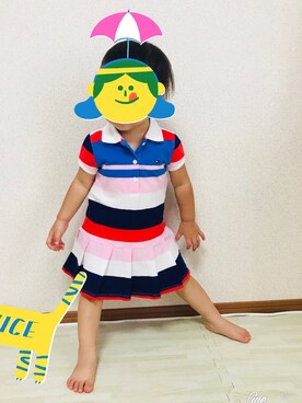 「アイテム（ワンピース/ドレス）」を使った、サクランボさん（レディース・80cm）の夏コーディネート