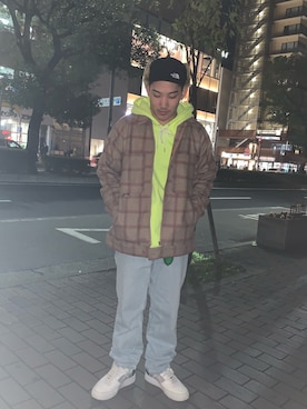 「DOPE（ドープ）のアイテム（ジャケット/アウター）」を使った、NEXTselectshop.tohruさん（メンズ・170cm）の冬コーディネート