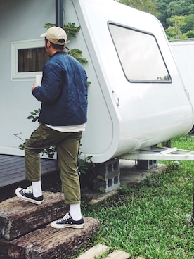 「M65」｜HsuJinWeiさん（メンズ・173cm）の秋コーディネート