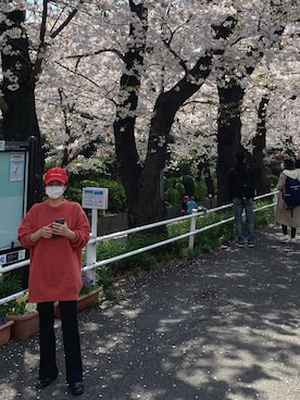 「GRAY（グライ）のアイテム（リング）」を使った、Yuukaさん（レディース・153cm）の春コーディネート