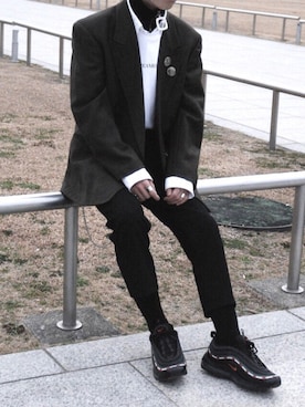 「airmax」｜「アイテム（その他）」を使った、いっくんさん（メンズ・172cm）の冬コーディネート