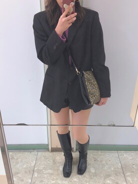 「OPAQUE（オペーク）のアイテム」を使った、atsumiさん（レディース・171cm）の冬コーディネート