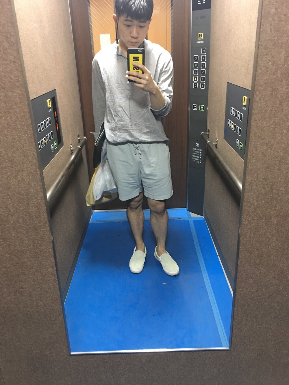 「BEAUTY&YOUTH UNITED ARROWSのアイテム（スリッポン、グリーン系）」を使った、瑞さん（メンズ・173cm）の夏コーディネートの1枚目の写真