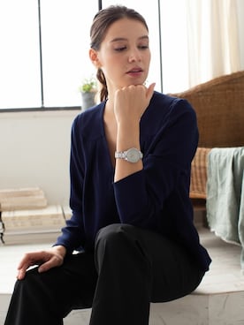 「アイテム（腕時計）」を使った、OF LIFEさん（レディース・175cm）の夏コーディネート